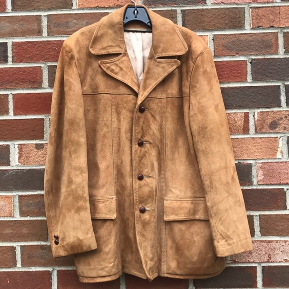 Vintage 70s suede Leathercraft Process of America